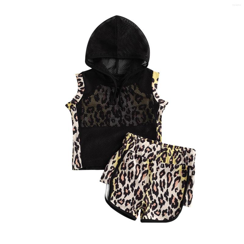 Clothing Sets 2022 Child Summer Girl Three Piece Leopard Set Fashion Suspender Tops Mesh Hoodie And Short Pants, Picture shown
Clothing Sets 2022 Child Summer Girl Three Piece Leopard Set Fashion Suspender Tops Mesh Hoodie And Short Pants, Picture shown