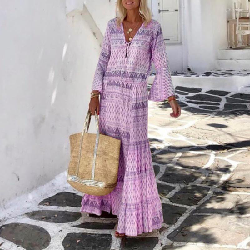 Casual Dresses Women Elegant Flare Sleeve Long Beach Vestidos Ladies Vintage Geometric Print Party Dress Famle Autumn Sexy V Neck Maxi, 01 yellow
Casual Dresses Women Elegant Flare Sleeve Long Beach Vestidos Ladies Vintage Geometric Print Party Dress Famle Autumn Sexy V Neck Maxi, 01 yellow