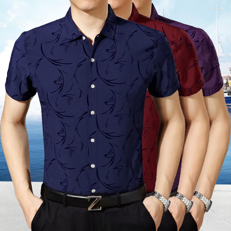 Men's Casual Shirts Fashion 3D Print Skin-Friendly Slim Short Sleeve Shirt Men Summer Quality Smooth Comfortable Silky Cool Chemise Homme, Picture shown
Men's Casual Shirts Fashion 3D Print Skin-Friendly Slim Short Sleeve Shirt Men Summer Quality Smooth Comfortable Silky Cool Chemise Homme, Picture shown
