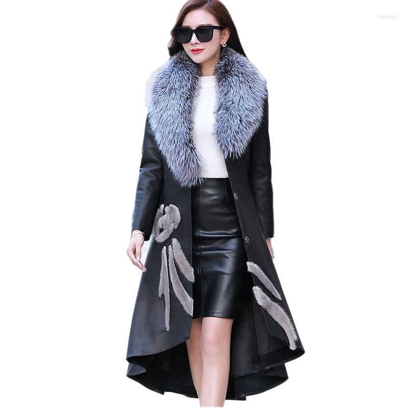 Women' Leather OKXGNZ Autumn Winter Jacket Women Fur Collar Add Cotton PU Coats -7XL Long Windbreaker Outerwear KW1208, Red
Women' Leather OKXGNZ Autumn Winter Jacket Women Fur Collar Add Cotton PU Coats -7XL Long Windbreaker Outerwear KW1208, Red