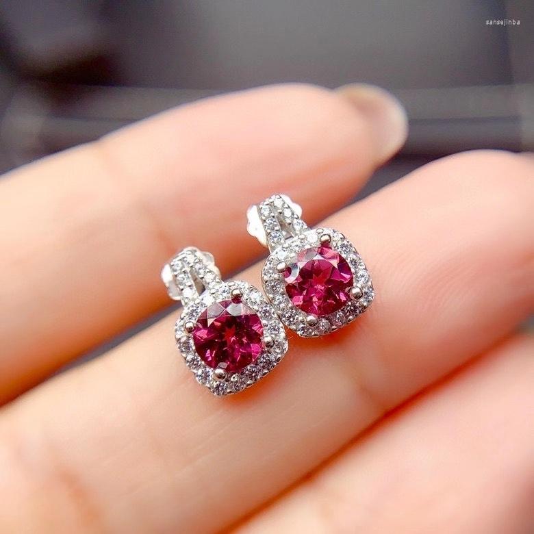 Dangle Earrings Est Red Garnet Gemstone Stud For Women Ornament Real 925 Silver Natural Gem Girl Date Gift
Dangle Earrings Est Red Garnet Gemstone Stud For Women Ornament Real 925 Silver Natural Gem Girl Date Gift