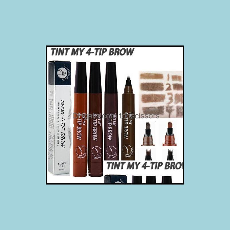 Eyebrow Enhancers Eyebrow Tattoo Pencil 4 Head Fine Sketch Enhancer Fork Tip Tint Pen Gel Waterproof Microblading Makeup Drop Delive Dhqcs, As show
Eyebrow Enhancers Eyebrow Tattoo Pencil 4 Head Fine Sketch Enhancer Fork Tip Tint Pen Gel Waterproof Microblading Makeup Drop Delive Dhqcs, As show