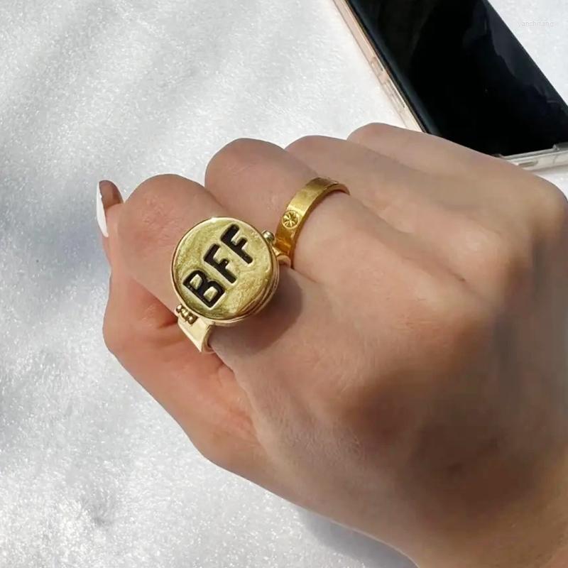 Cluster Rings LX9D Crystal Trend BFF Ring Live Mouth Can Be Opened Retro Personality Men's And Women's Creative Trendy Hand Jewelry
Cluster Rings LX9D Crystal Trend BFF Ring Live Mouth Can Be Opened Retro Personality Men's And Women's Creative Trendy Hand Jewelry