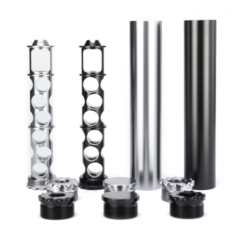 Aluminum Fuel Filter Single Core Solvent Trap 6.3''L 1.15'' OD 0.3''ID Tube with 1/2x28 and 5/8x24 End Cap Monocore .22LR 5.56
Aluminum Fuel Filter Single Core Solvent Trap 6.3''L 1.15'' OD 0.3''ID Tube with 1/2x28 and 5/8x24 End Cap Monocore .22LR 5.56