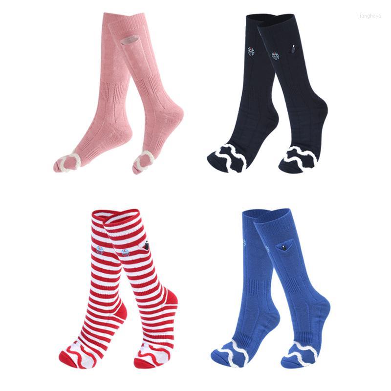 Sports Socks 1 Pair Heating Winter Warm Elastic Adjustable Levels Outdoor Wear Accessory, Blue l
Sports Socks 1 Pair Heating Winter Warm Elastic Adjustable Levels Outdoor Wear Accessory, Blue l