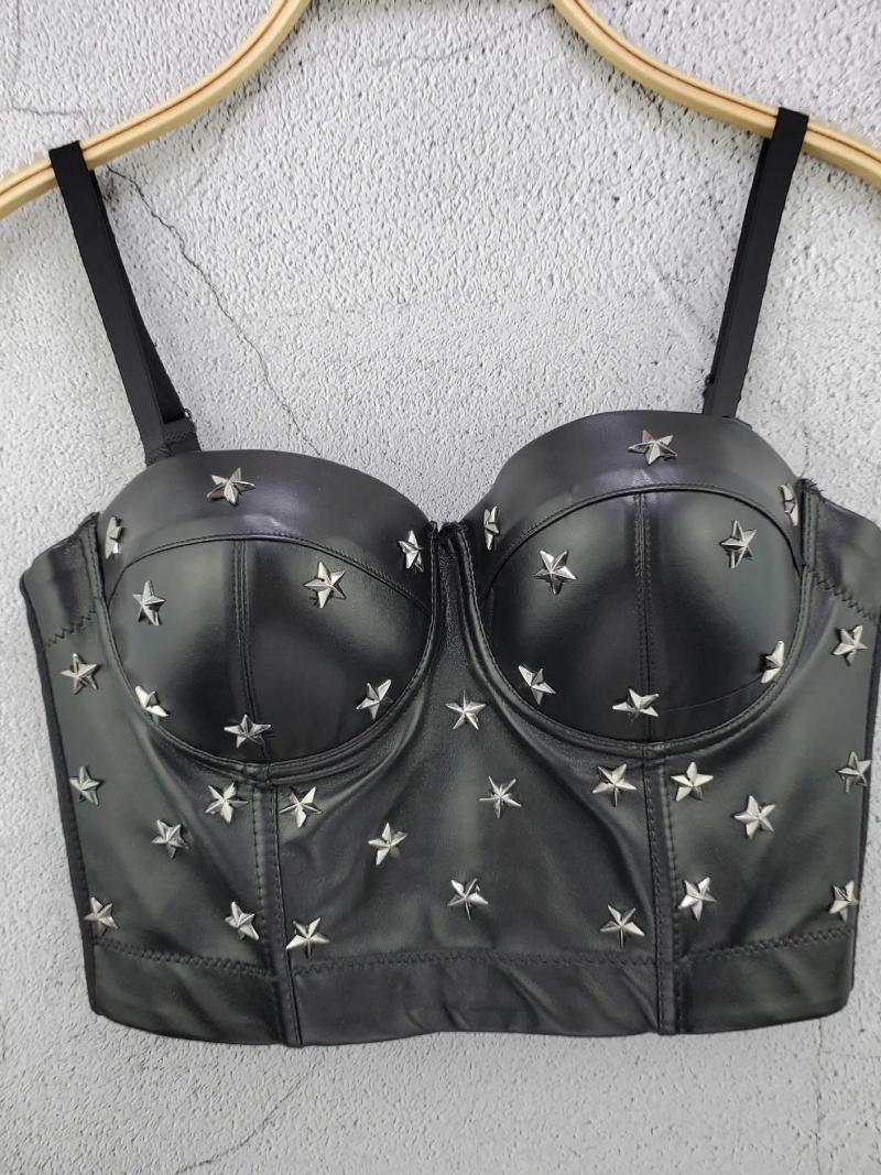 Women's Tanks Women Sexy Punk Style Tank Tops Out Wear Fashion Pu Leather Crop Female 2022 Summer Club Camis, Silver
Women's Tanks Women Sexy Punk Style Tank Tops Out Wear Fashion Pu Leather Crop Female 2022 Summer Club Camis, Silver