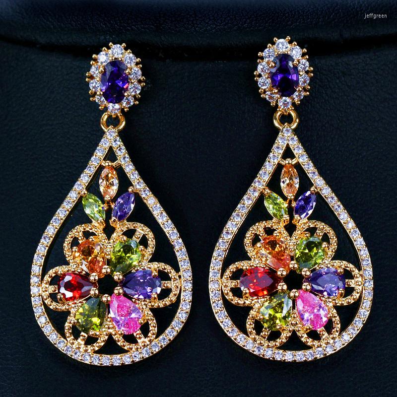 Dangle Earrings Fashion Antique Water Drop Multicolor Zircon Crystal Silver Plated Argent Earring For Women M02-E0225
Dangle Earrings Fashion Antique Water Drop Multicolor Zircon Crystal Silver Plated Argent Earring For Women M02-E0225