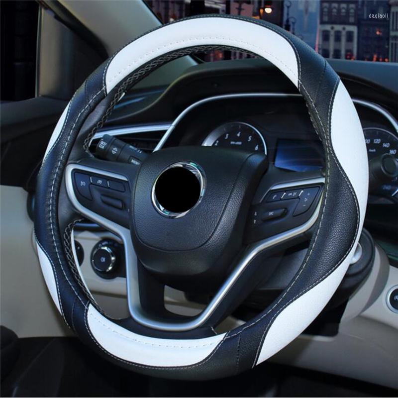 Steering Wheel Covers 38CM Car Cover Anti Slip Leather Cars Wheels Breathable Hand Stitching Steering-Wheel Car-stying Universal
Steering Wheel Covers 38CM Car Cover Anti Slip Leather Cars Wheels Breathable Hand Stitching Steering-Wheel Car-stying Universal