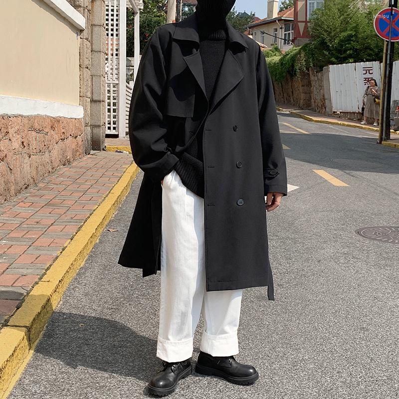 Men's Trench Coats Cotton Belt Coat Men Fashion Casual Double-breasted Long Korean Loose Oversize Windbreaker Jacket Mens Overcoat, Black
Men's Trench Coats Cotton Belt Coat Men Fashion Casual Double-breasted Long Korean Loose Oversize Windbreaker Jacket Mens Overcoat, Black