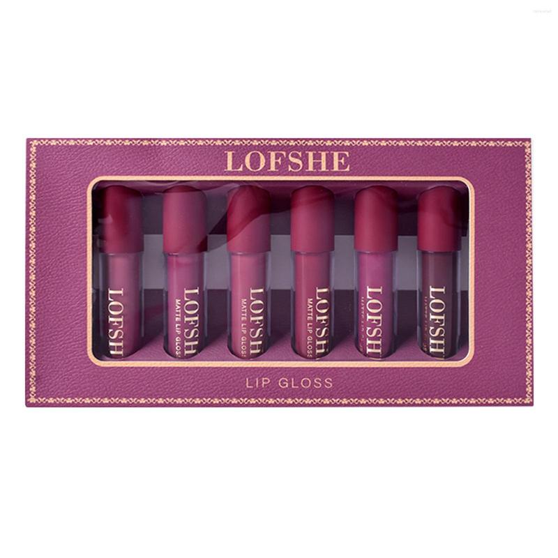 Lip Gloss 6 Pieces Liquid Lipstick Velvet Matte Glaze Kit With Lightweight Texture Natural Moisturizing, Red 
Lip Gloss 6 Pieces Liquid Lipstick Velvet Matte Glaze Kit With Lightweight Texture Natural Moisturizing, Red