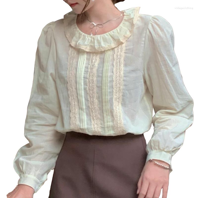 Women' Blouses Autumn 2022 Japanese Style Casual Camisas Mujer Long Sleeve Shirt Women Tops Ruffles Lace Elegant Apricot
Women' Blouses Autumn 2022 Japanese Style Casual Camisas Mujer Long Sleeve Shirt Women Tops Ruffles Lace Elegant Apricot