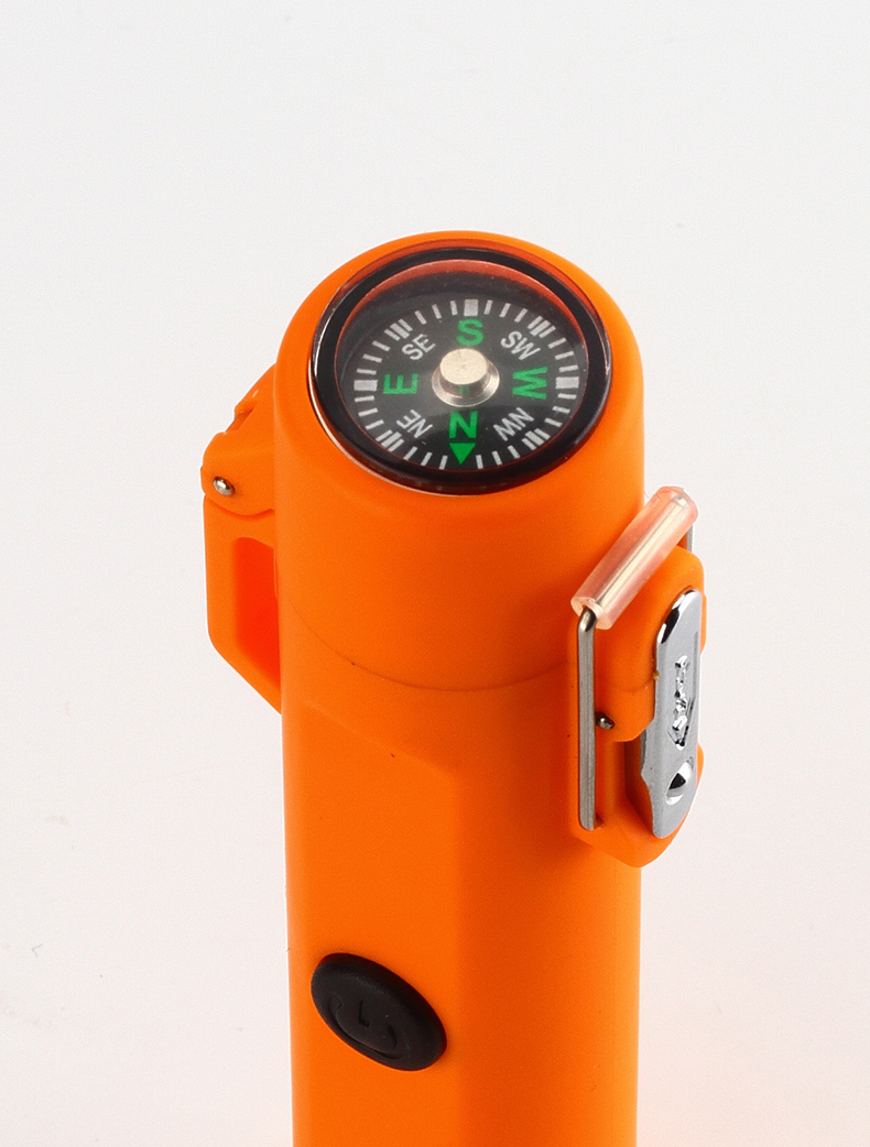 Arc Usb Lighter Camping Outdoor Plasma Torch With Flashlight Compass Survival Lighters Waterproof And Windproof W260202
