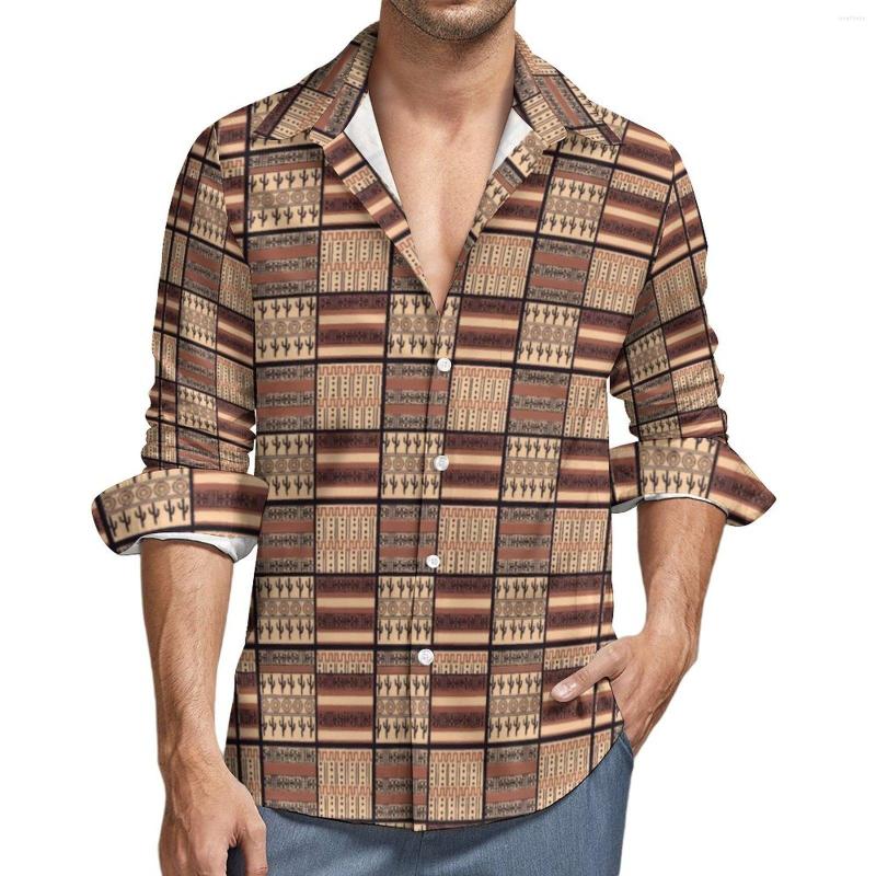 Men's Casual Shirts Retro African Shirt Vintage Print Long Sleeve Design Y2K Blouses Autumn Trendy Oversized Clothes, Style
Men's Casual Shirts Retro African Shirt Vintage Print Long Sleeve Design Y2K Blouses Autumn Trendy Oversized Clothes, Style