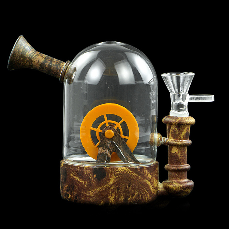 Smoking Pipe 4.8'' Dab Rig Silicone Glass bong Waterwheel water pipe rigs watertransfer Style with Packaging box
Smoking Pipe 4.8'' Dab Rig Silicone Glass bong Waterwheel water pipe rigs watertransfer Style with Packaging box