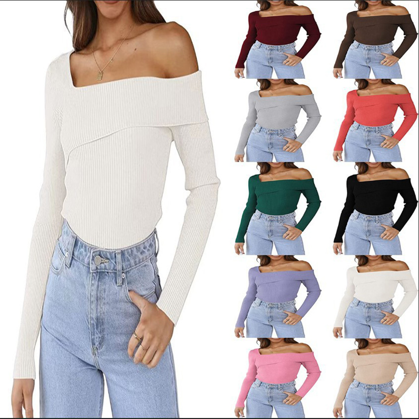 QNPQYX New Autumn Women's Off Shoulder Sweaters Casual Sweet Jumpers Long Sleeve Solid Slim Cotton Knit Office Lady Elegant Top, Beige
QNPQYX New Autumn Women's Off Shoulder Sweaters Casual Sweet Jumpers Long Sleeve Solid Slim Cotton Knit Office Lady Elegant Top, Beige