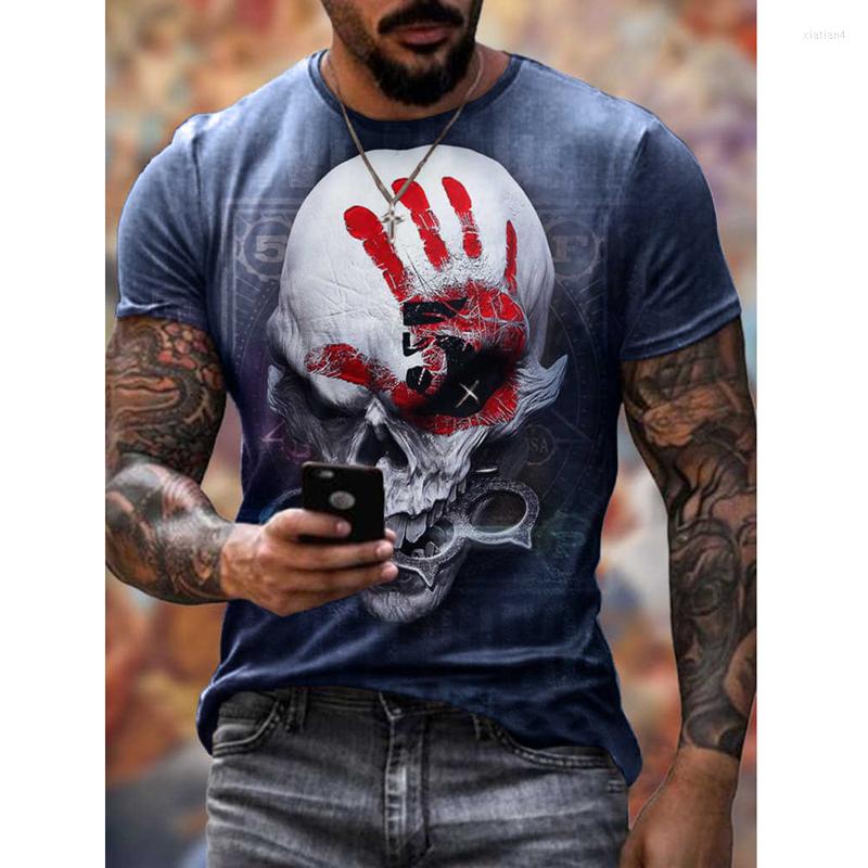 Men's T Shirts 2022 T-shirt Pleated Slim O-neck Short Sleeve Muscle Skull Flag Print Casual Top Shirt Summer Basic
Men's T Shirts 2022 T-shirt Pleated Slim O-neck Short Sleeve Muscle Skull Flag Print Casual Top Shirt Summer Basic