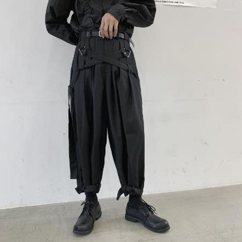 Men's Pants Male Harun Spring And Autumn Fashion Tide Personality Strap Design Urban Youth Hip Hop Leisure Large, Black
Men's Pants Male Harun Spring And Autumn Fashion Tide Personality Strap Design Urban Youth Hip Hop Leisure Large, Black