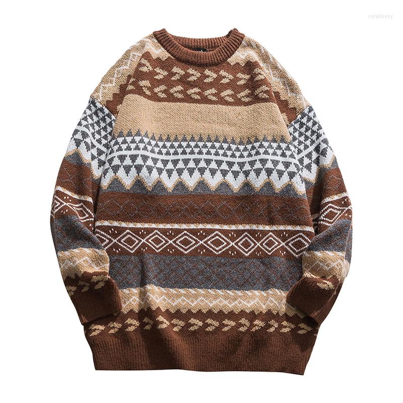 Men's Sweaters Knitted Striped Vintage Sweater Men Clothes Pullover Casual Men's Knit -2XL, Brown
Men's Sweaters Knitted Striped Vintage Sweater Men Clothes Pullover Casual Men's Knit -2XL, Brown