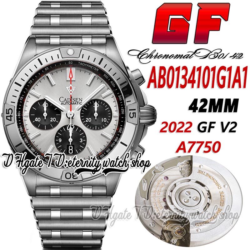 GF V2 B01 Mens Watch A7750 Automatic Chronograph gffAB0134101G1A1 42MM Black Dial Stick Markers Stainless Steel Bracelet Super Edition eternity Stopwatch Watches, Watch waterproof production cost
GF V2 B01 Mens Watch A7750 Automatic Chronograph gffAB0134101G1A1 42MM Black Dial Stick Markers Stainless Steel Bracelet Super Edition eternity Stopwatch Watches, Watch waterproof production cost