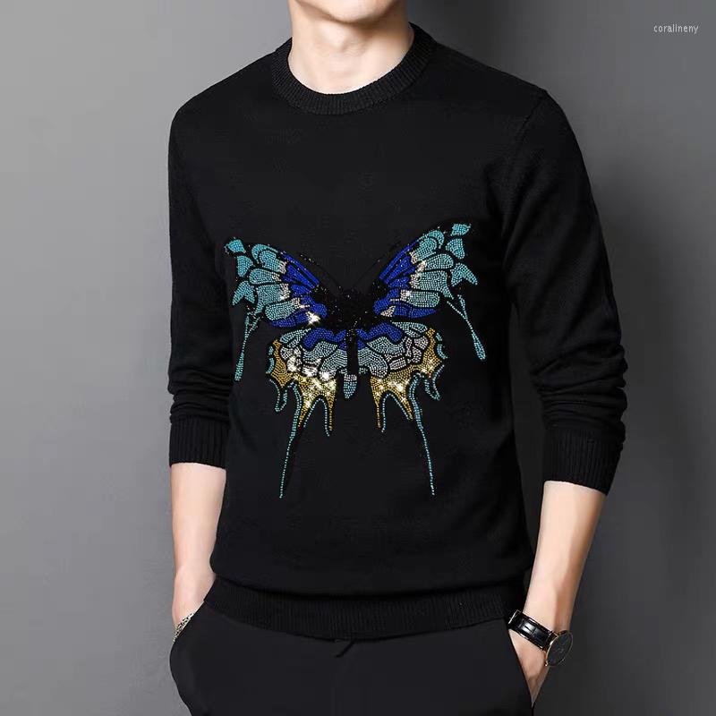 Men's Sweaters Spring Men's Sweater Oversized Butterfly Diamond Rhinestone Design Casual Hip-Hop Knitting Suitable For Winter Knitwear, As shown asian size
Men's Sweaters Spring Men's Sweater Oversized Butterfly Diamond Rhinestone Design Casual Hip-Hop Knitting Suitable For Winter Knitwear, As shown asian size