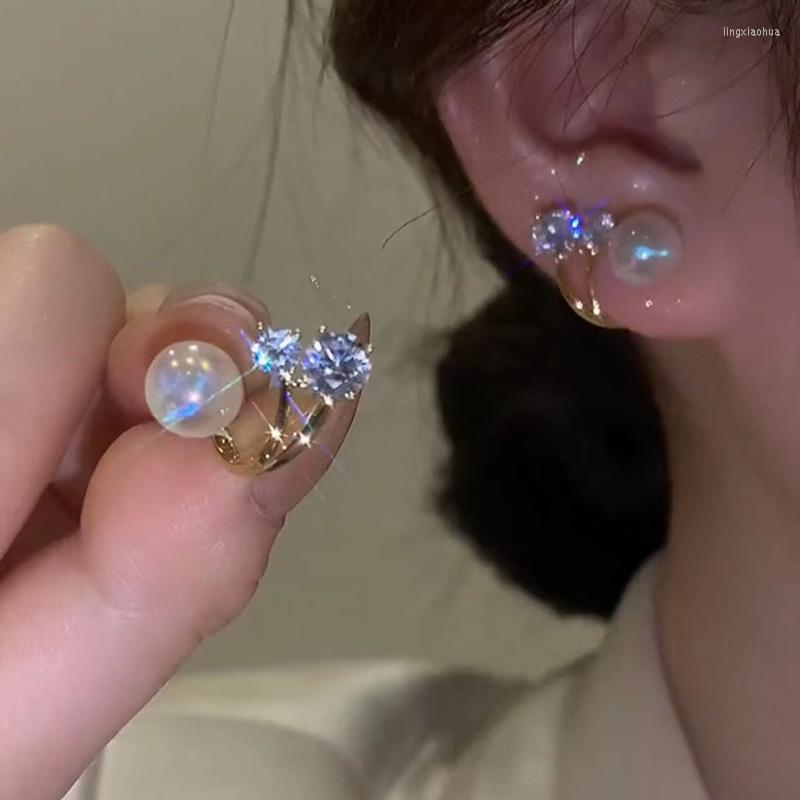 Stud Earrings Korean Design Sense Pearl For Women 2022 Fashion Elegnat Crystal Zircon Jewelry Pendientes Gift
Stud Earrings Korean Design Sense Pearl For Women 2022 Fashion Elegnat Crystal Zircon Jewelry Pendientes Gift