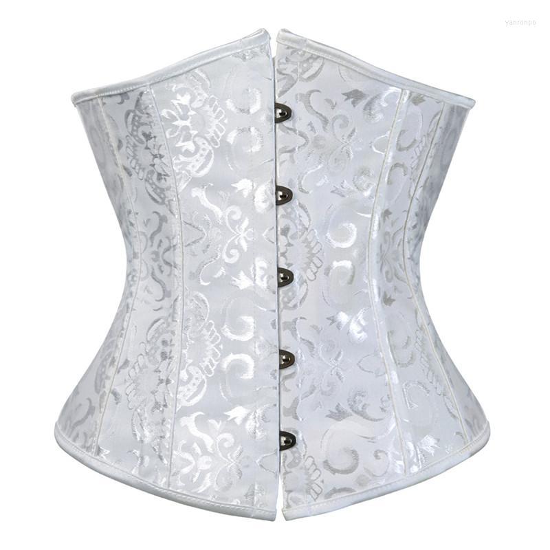 Bustiers & Corsets Women's Jacquard Brocade Waist Training Underbust Corset Lace Up Boned Trainer Shaper For Weight Loss Plus, Red
Bustiers & Corsets Women's Jacquard Brocade Waist Training Underbust Corset Lace Up Boned Trainer Shaper For Weight Loss Plus, Red