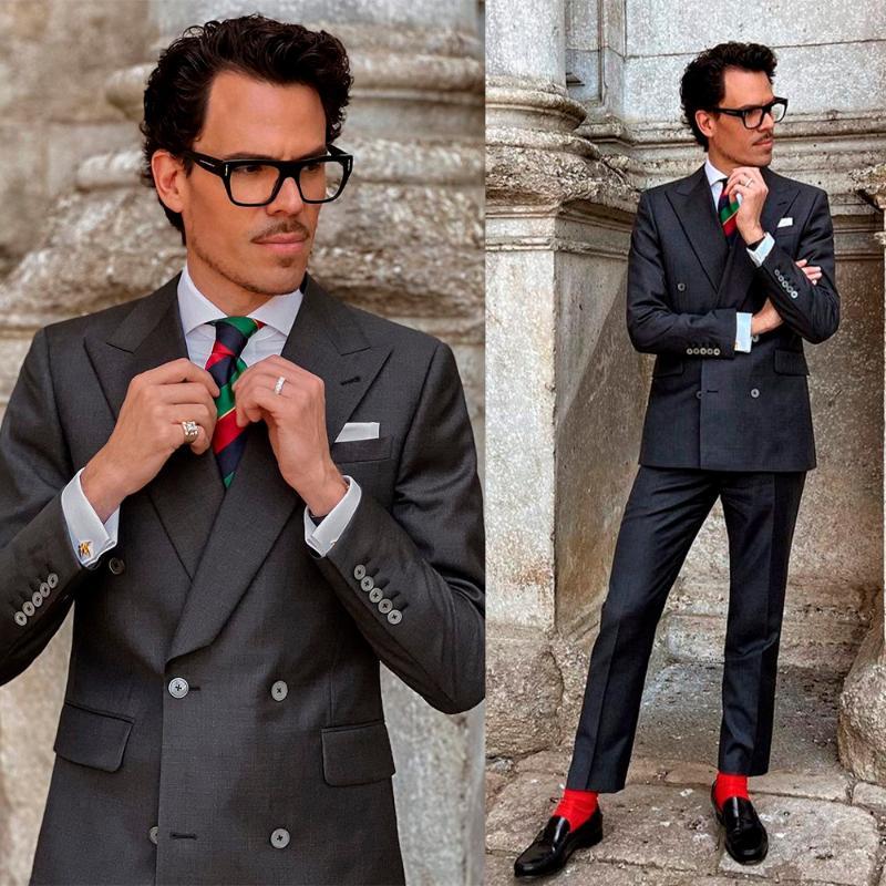 Men's Suits Men's & Blazers Black Men Suit 2 Pieces Slim Fit Tailor-Made Fashion Double Breasted Blazer Pants Formal Wedding Business, Blue
Men's Suits Men's & Blazers Black Men Suit 2 Pieces Slim Fit Tailor-Made Fashion Double Breasted Blazer Pants Formal Wedding Business, Blue