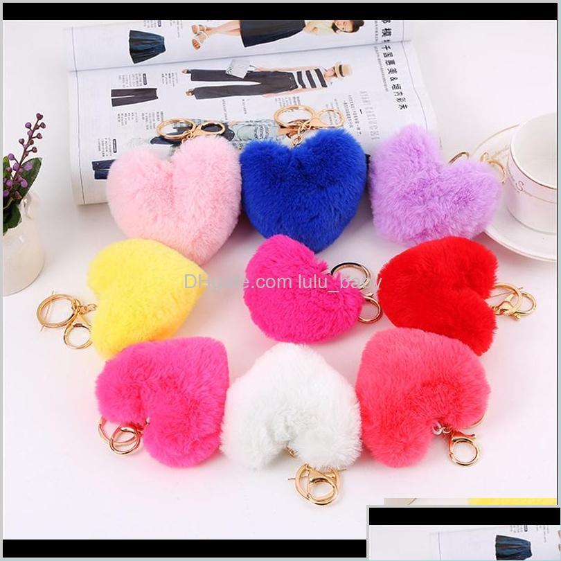 Keychains Lanyards Aessories Arrival Fashion Heart Shape Imitation Rabbit Fur Key Chain Ball Mobile Phone Keychain Car Wom Otqon
Keychains Lanyards Aessories Arrival Fashion Heart Shape Imitation Rabbit Fur Key Chain Ball Mobile Phone Keychain Car Wom Otqon