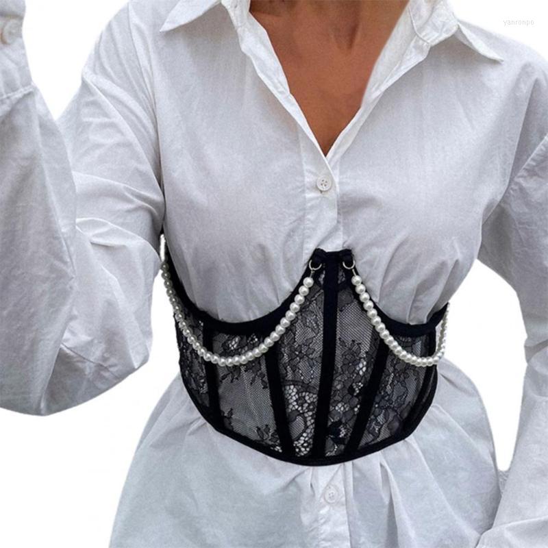 Bustiers & Corsets Great Women Corset Overbust U-shaped Gathered Lady Bustier See Through Tight Waist For Daily Wear BustierBustiers, Black
Bustiers & Corsets Great Women Corset Overbust U-shaped Gathered Lady Bustier See Through Tight Waist For Daily Wear BustierBustiers, Black