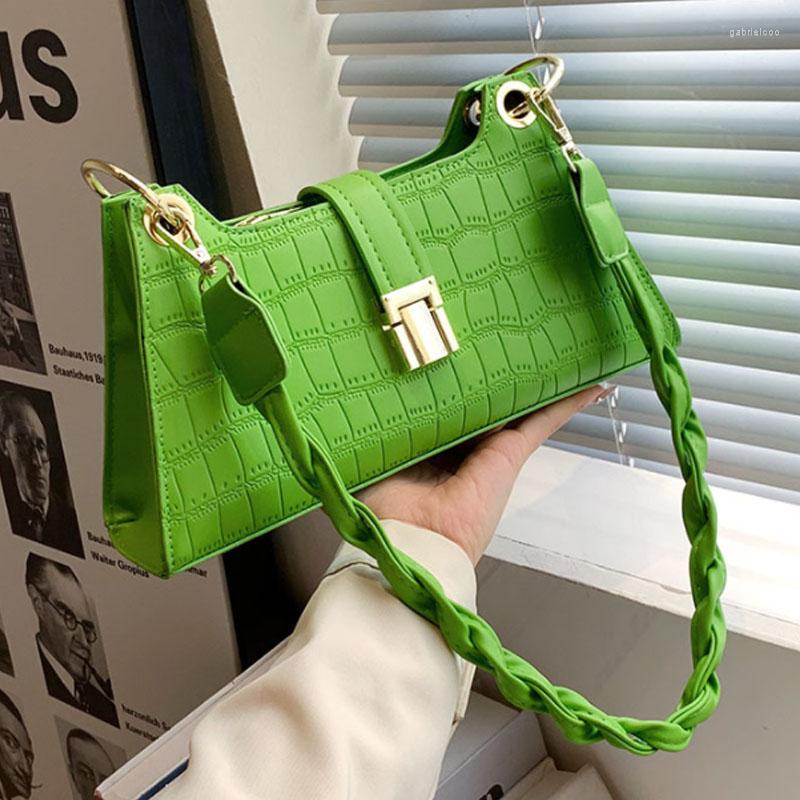 Evening Bags Crocodile Pattern Simple Messenger Bag 2022 High Quality Women Handbag Armpit Small Square, Green
Evening Bags Crocodile Pattern Simple Messenger Bag 2022 High Quality Women Handbag Armpit Small Square, Green