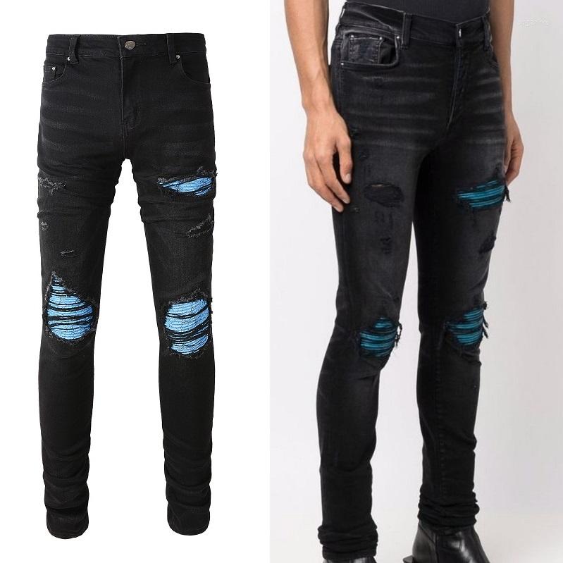 Men's Jeans 2022 Men's 8807 Male High Street Brand Fashion Distressed Black Hole Blue Patch Slim Fit Stretch Feet For Men
Men's Jeans 2022 Men's 8807 Male High Street Brand Fashion Distressed Black Hole Blue Patch Slim Fit Stretch Feet For Men