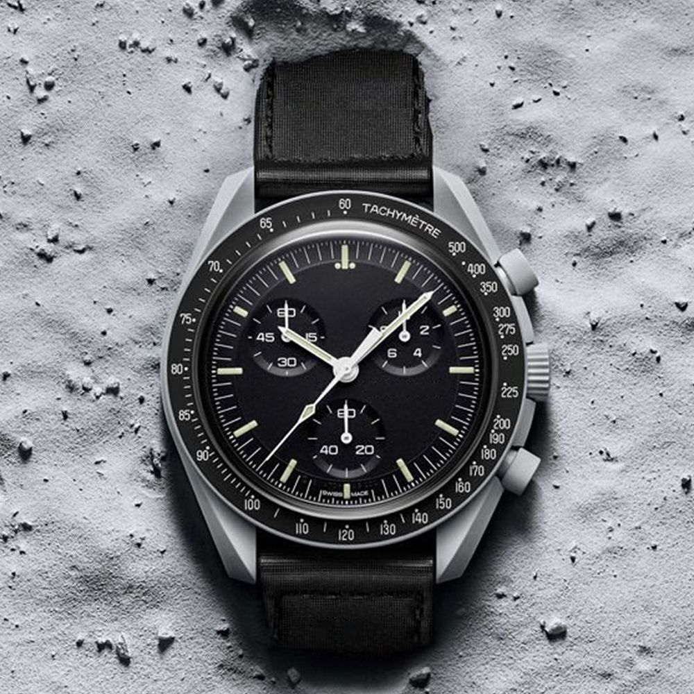 Moonswatch Automatic Quarz Watch Bioceramic Mens Watches Quality Water Proof Luminous Full Function Chronograph Leather Strap Wristwatches With Box, Saturn
Moonswatch Automatic Quarz Watch Bioceramic Mens Watches Quality Water Proof Luminous Full Function Chronograph Leather Strap Wristwatches With Box, Saturn