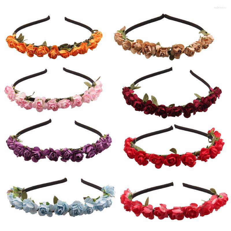 Bandanas Rose Headband Woman For Bridal Wedding Hairband Hair Accessories Floral Headwear Colorful Flower
Bandanas Rose Headband Woman For Bridal Wedding Hairband Hair Accessories Floral Headwear Colorful Flower