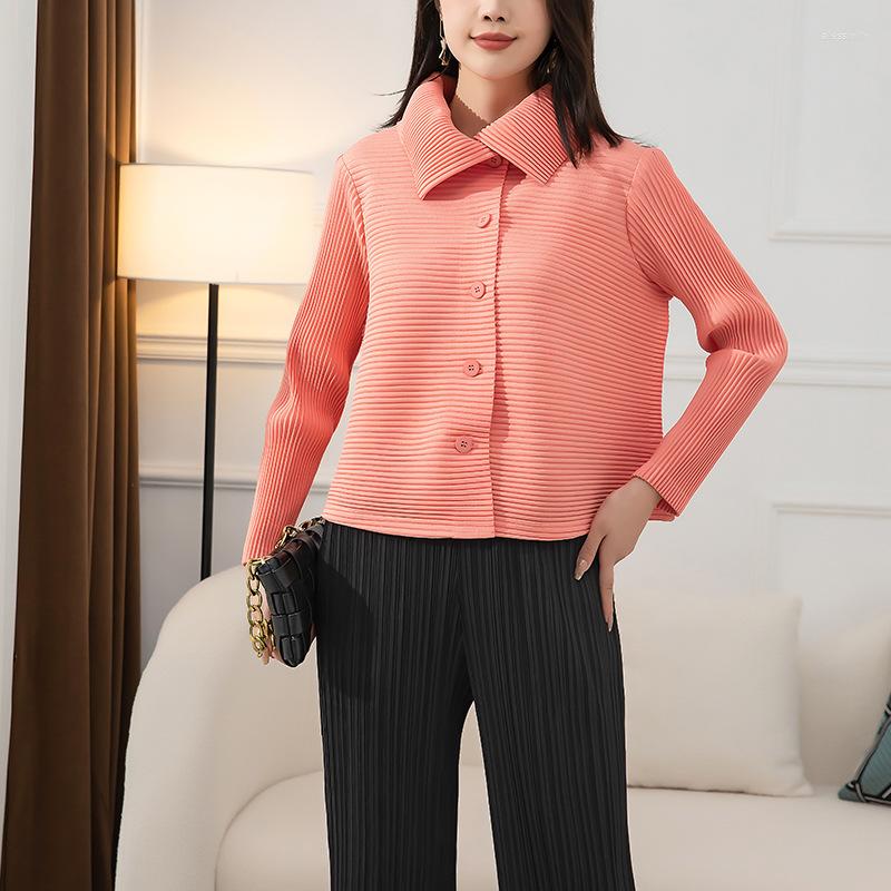 Women's Jackets Miyake Pleated Style Short Coat 2022 Autumn Loose Thin Fashion Casual Baisic Slim European Station Jacket, Pic
Women's Jackets Miyake Pleated Style Short Coat 2022 Autumn Loose Thin Fashion Casual Baisic Slim European Station Jacket, Pic