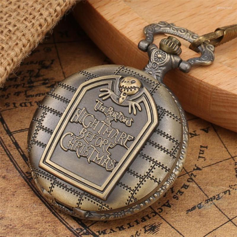Pocket Watches Antique Bronze Nightmare Quartz Watch Fob Chain Vintage Pendant Clock Gifts Kids Men Women, With 30 cm chain
Pocket Watches Antique Bronze Nightmare Quartz Watch Fob Chain Vintage Pendant Clock Gifts Kids Men Women, With 30 cm chain