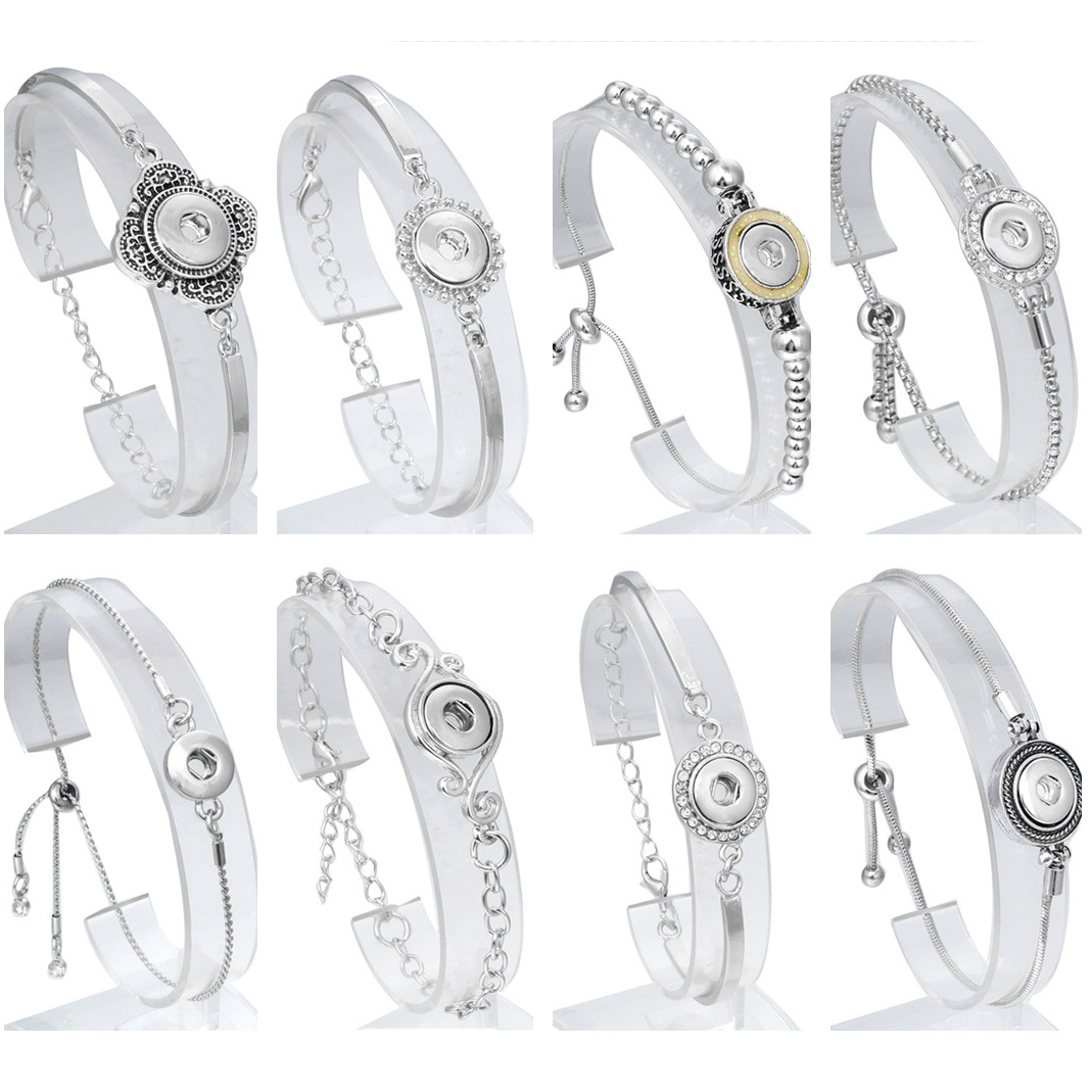 Charm Bracelets New Snap Jewelry Adjustable Chain Button Bracelet Metal Bangles Fit Snaps Drop Delivery 2022 Smtgb
Charm Bracelets New Snap Jewelry Adjustable Chain Button Bracelet Metal Bangles Fit Snaps Drop Delivery 2022 Smtgb