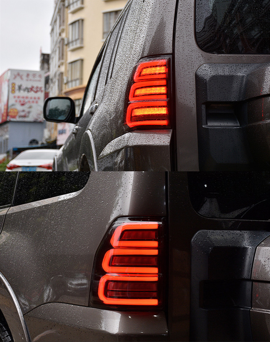 Car Taillights For Pajero V97 V87 Tail Lights 20 06-20 20 With Sequential Turn Signal Animation Brake Parking Rear Lamp