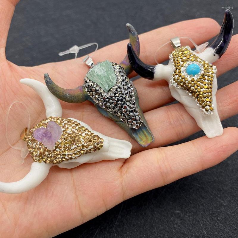 Charms Fashion Acrylic Bull Pendant 45x46mm Inlaid Crystal Charm Jewelry DIY Men And Women Necklace Earrings Accessories Wholesale
Charms Fashion Acrylic Bull Pendant 45x46mm Inlaid Crystal Charm Jewelry DIY Men And Women Necklace Earrings Accessories Wholesale