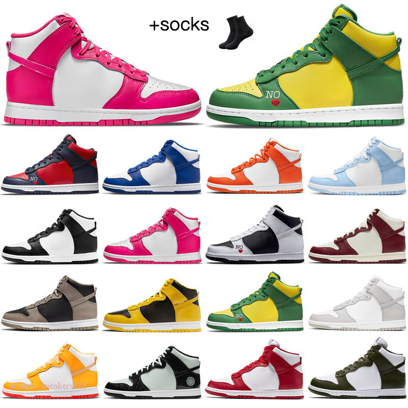 Designer Dunks High Mens Women Boots Casual Shoes Panda Red Game Royal Chicago Active Fuchsia Fragment Aluminum Vast Grey SBdunk, Color 4
Designer Dunks High Mens Women Boots Casual Shoes Panda Red Game Royal Chicago Active Fuchsia Fragment Aluminum Vast Grey SBdunk, Color 4