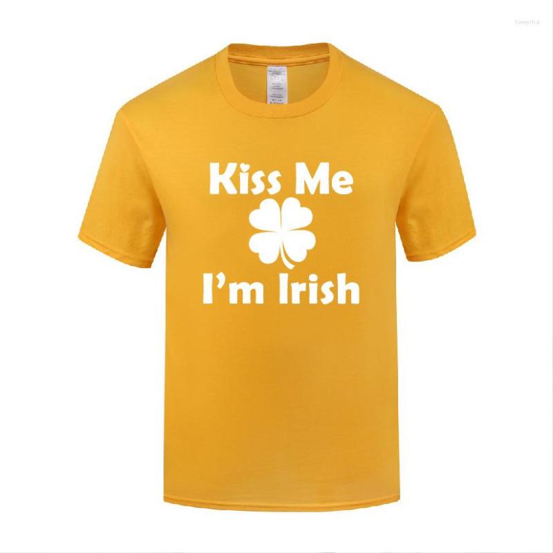 Men's T Shirts Funny Kiss Me I'm Irish Four Leaf Beer St Patrick's Day Cotton Shirt Retro Men O-Neck Summer Short Sleeve Tshirts Clothing, Purple
Men's T Shirts Funny Kiss Me I'm Irish Four Leaf Beer St Patrick's Day Cotton Shirt Retro Men O-Neck Summer Short Sleeve Tshirts Clothing, Purple