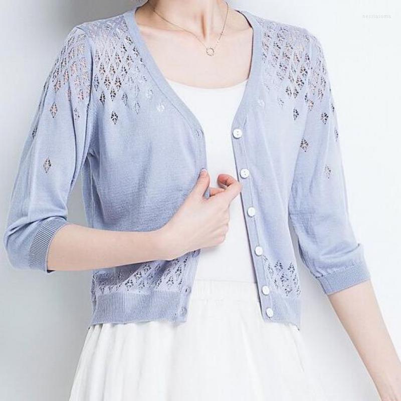 Women' Knits Summer Y2k Cardigans For Women Sweaters 3 Quarters Sleeves Thin Tops Ice Silk Korean Japanese Fashion Small Jacket, White
Women' Knits Summer Y2k Cardigans For Women Sweaters 3 Quarters Sleeves Thin Tops Ice Silk Korean Japanese Fashion Small Jacket, White