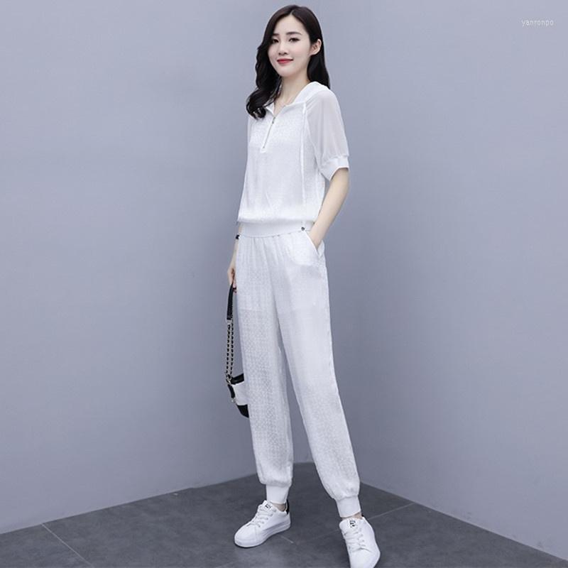 Women's Two Piece Pants Women's Casual Sports Set Women's Summer 2022 Fashion Hooded Short Top White Thin Two-piece, Black
Women's Two Piece Pants Women's Casual Sports Set Women's Summer 2022 Fashion Hooded Short Top White Thin Two-piece, Black
