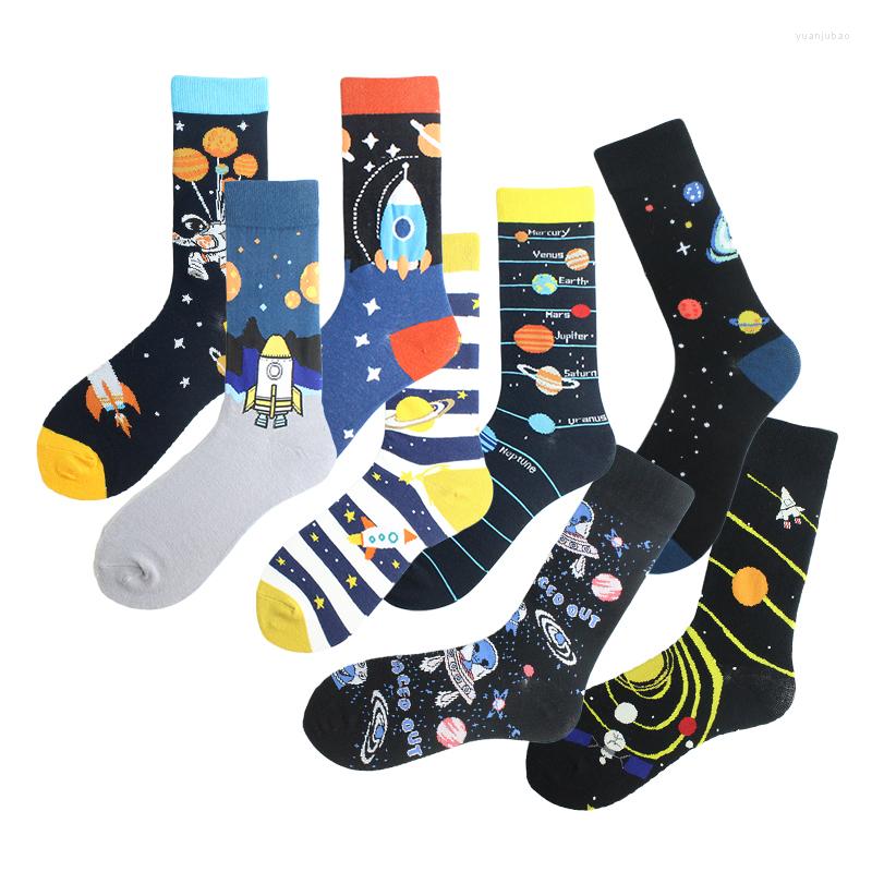 Men's Socks High Combed Cotton Men Planet Alien Series Funny Astronauts Design Hip Hop Skateboard Unisex Calcetines Hombre, 11
Men's Socks High Combed Cotton Men Planet Alien Series Funny Astronauts Design Hip Hop Skateboard Unisex Calcetines Hombre, 11