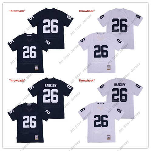 American College Football Wear Low Price Men's #26 Saquon Barkley Jersey White Navy Blue College Football Jerseys Stitched Hight Quality, Navy #26 no name
American College Football Wear Low Price Men's #26 Saquon Barkley Jersey White Navy Blue College Football Jerseys Stitched Hight Quality, Navy #26 no name