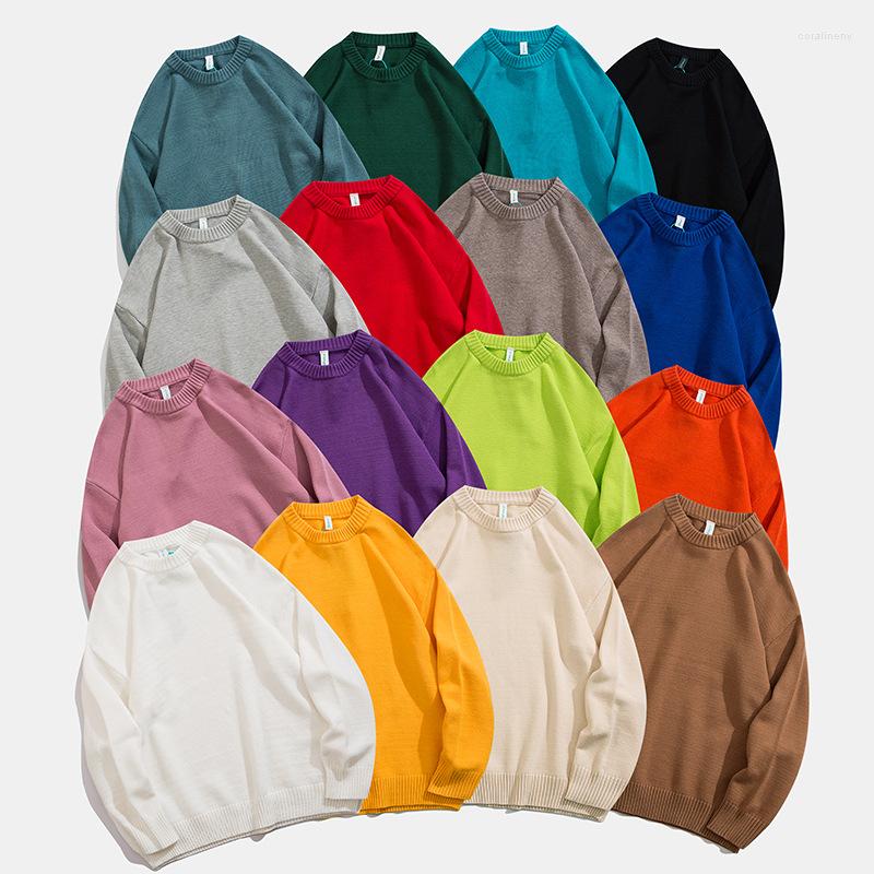 Men's Sweaters 16 Colors Solid Color Pullover Sweater Men Round Neck Korean Loose Couple Knit Top Teen Women Fashion Casual Versatile, Khaki
Men's Sweaters 16 Colors Solid Color Pullover Sweater Men Round Neck Korean Loose Couple Knit Top Teen Women Fashion Casual Versatile, Khaki