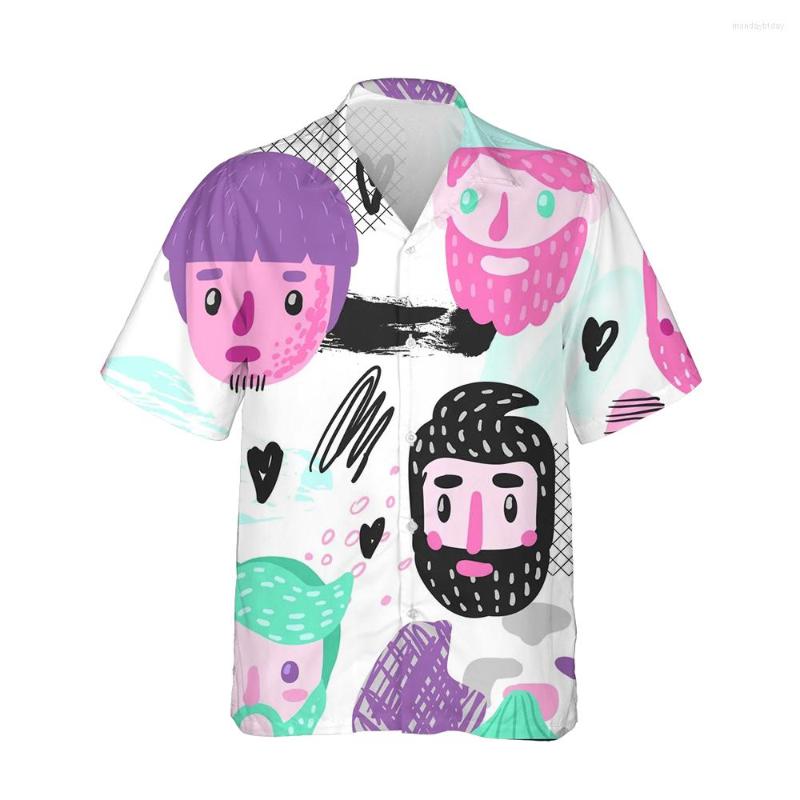 Men's Casual Shirts Jumeast 3d Cartoon Interesting Head People Printed Hawaiian Funny Shirt Men Short Sleeve Mens Fashion Streetwear, 02
Men's Casual Shirts Jumeast 3d Cartoon Interesting Head People Printed Hawaiian Funny Shirt Men Short Sleeve Mens Fashion Streetwear, 02