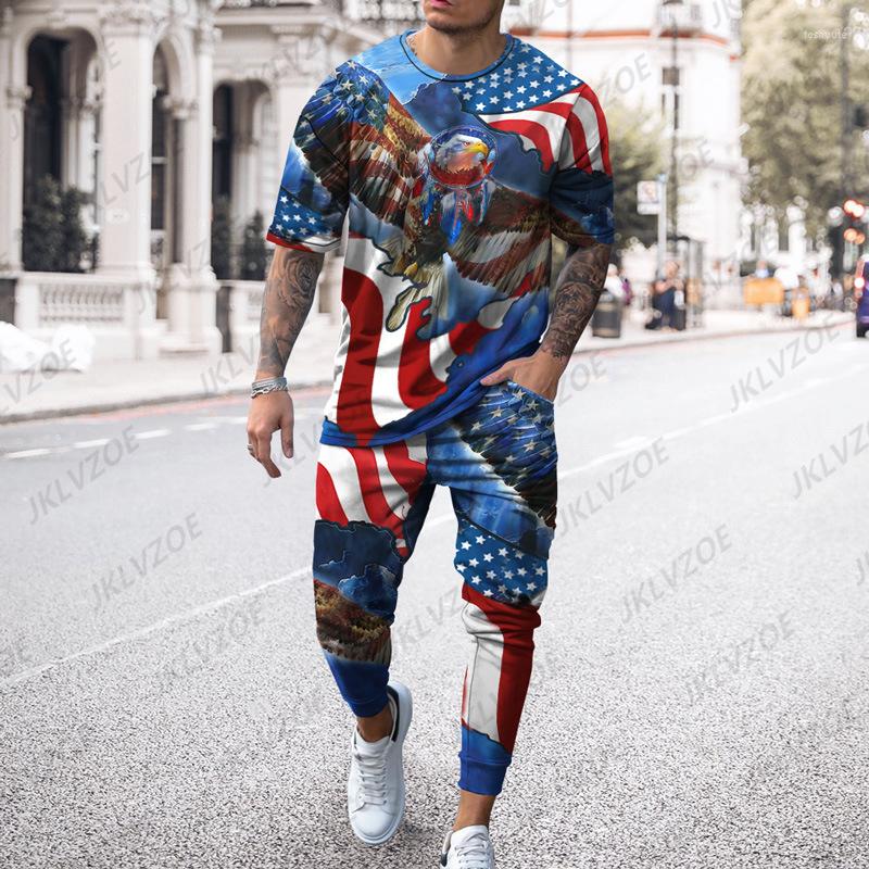 Men' Tracksuits Summer American Flag 3D Printed Short Sleeve T Shirt Long Pants 2 Piece Sets Casual Trend Oversized Clothing Men Tracksuit, Ts6608
Men' Tracksuits Summer American Flag 3D Printed Short Sleeve T Shirt Long Pants 2 Piece Sets Casual Trend Oversized Clothing Men Tracksuit, Ts6608