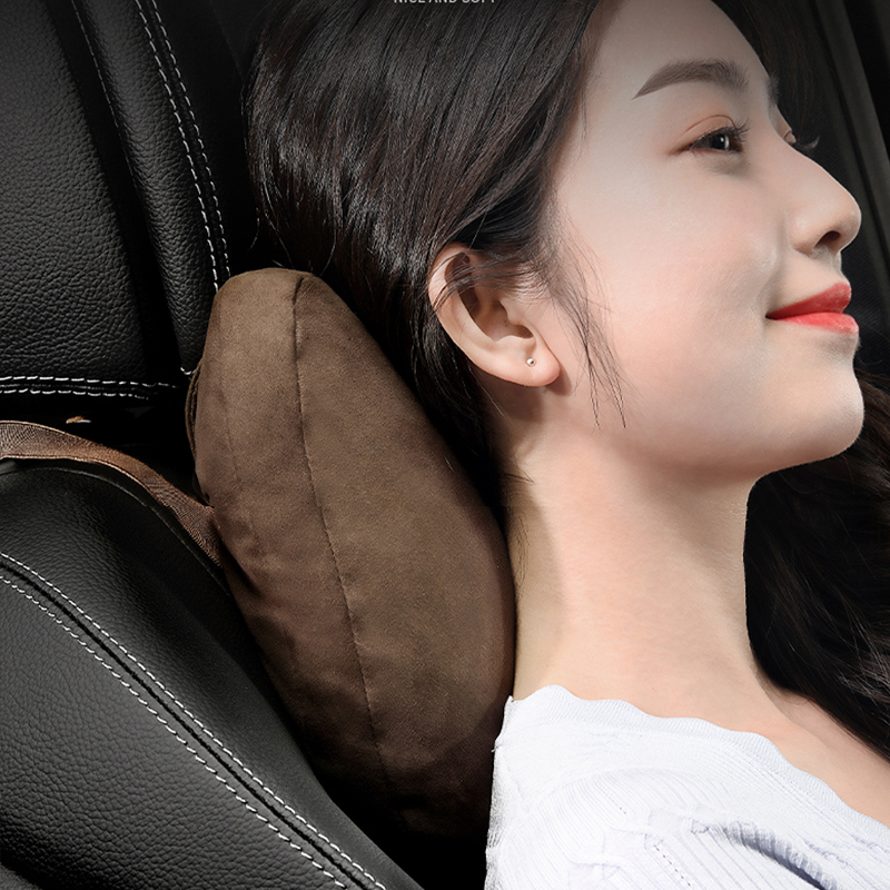 2 Pcs Universal Car Headrest S Class Ultra Soft Pillow For Mercedes Maybach Protective waist car seat mbar pillows xury accessories