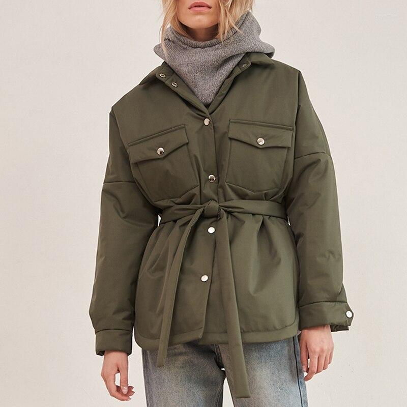 Women's Down Front Pockets Parkas Women Fashion Tie Belt Coats Elegant Solid Turn Collar Cotton Jackets Female Ladies, Blue
Women's Down Front Pockets Parkas Women Fashion Tie Belt Coats Elegant Solid Turn Collar Cotton Jackets Female Ladies, Blue