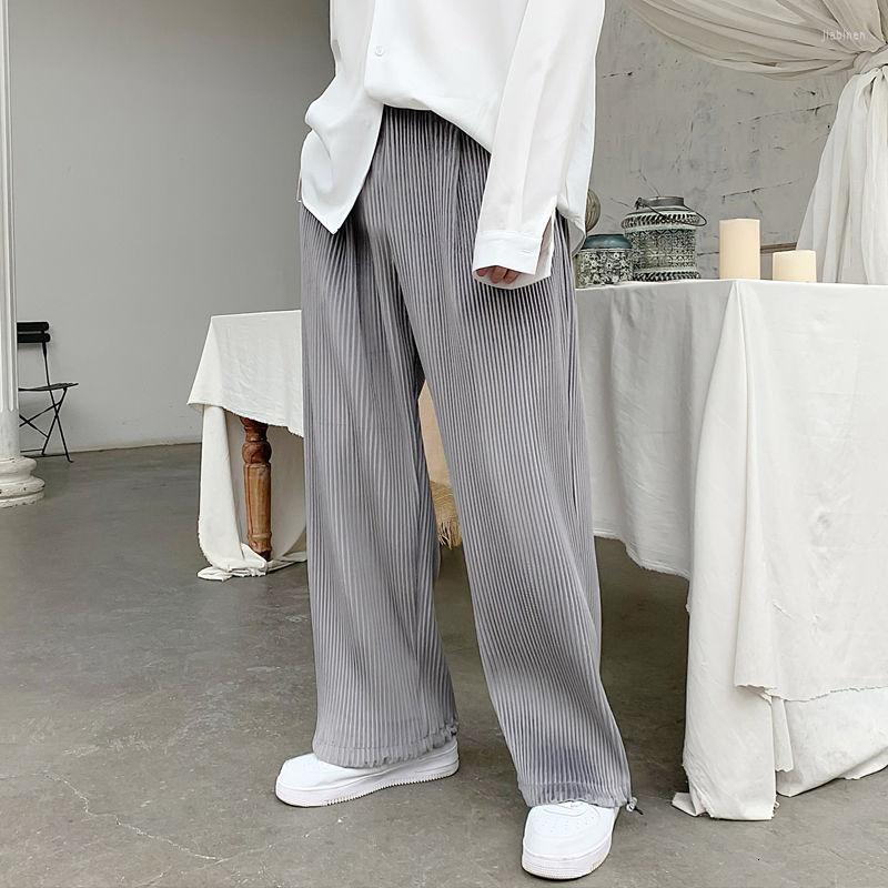 Men's Pants Pleated Men's Fashion Stretch Waist Casual Wide-leg Men Streetwear Korean Loose Hip-hop Straight Mens Trousers, Black
Men's Pants Pleated Men's Fashion Stretch Waist Casual Wide-leg Men Streetwear Korean Loose Hip-hop Straight Mens Trousers, Black